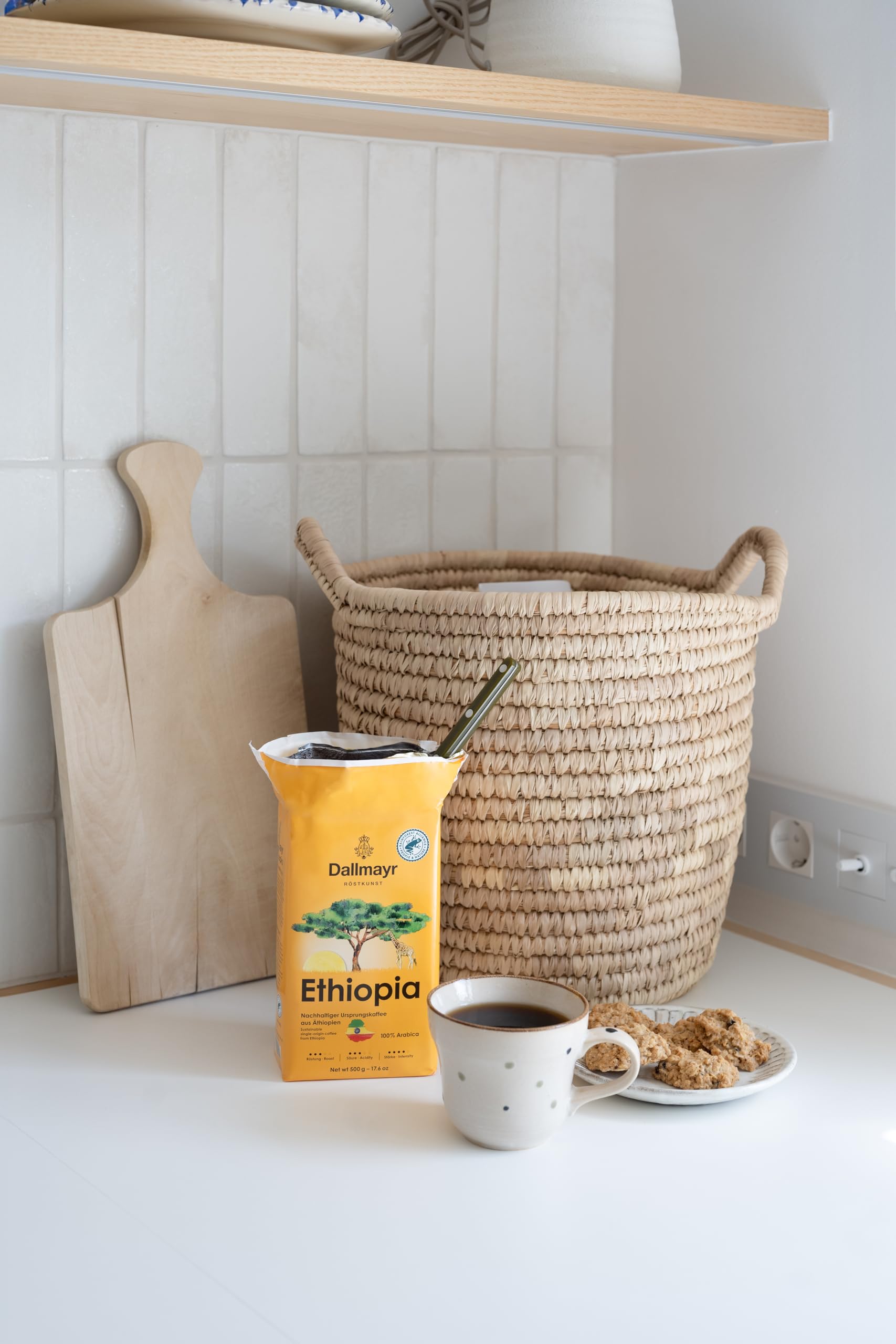 Dallmayr Ethiopia 500g Gemahlen 100% Arabica Kaffee (Packung mit 3)