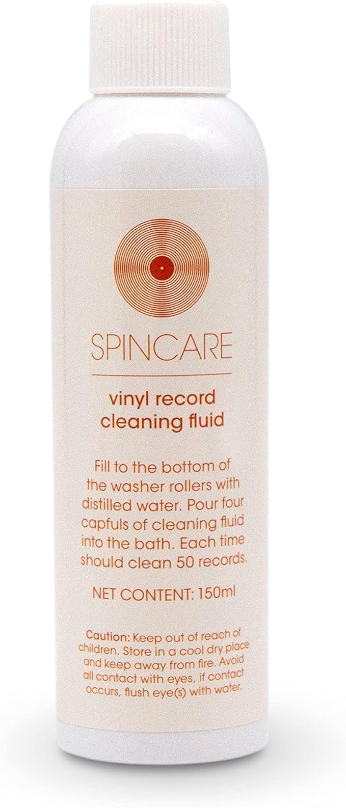 SPINCARE 150ml Record Cleaner Solution Fluid for Record Cleaning