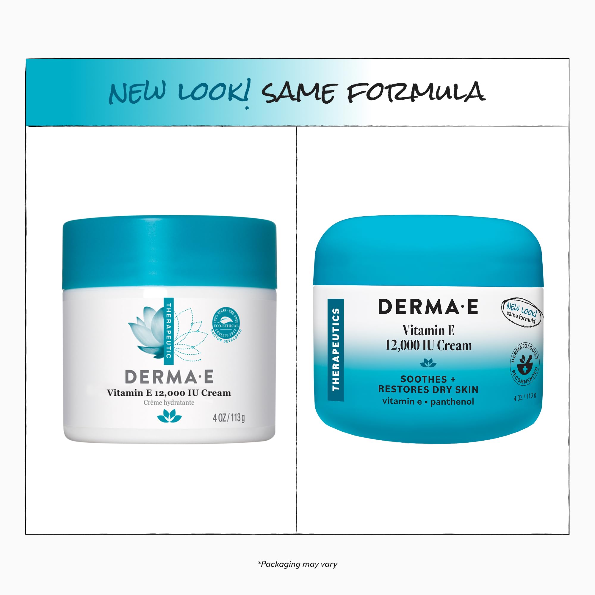 Amazon.com : Derma E Vitamin E 12,000 IU Cream – Moisturizer for