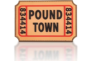 Ticket to Pound Town PVC Patch: Tactical and Funny Morale Patch for Maximum Impact