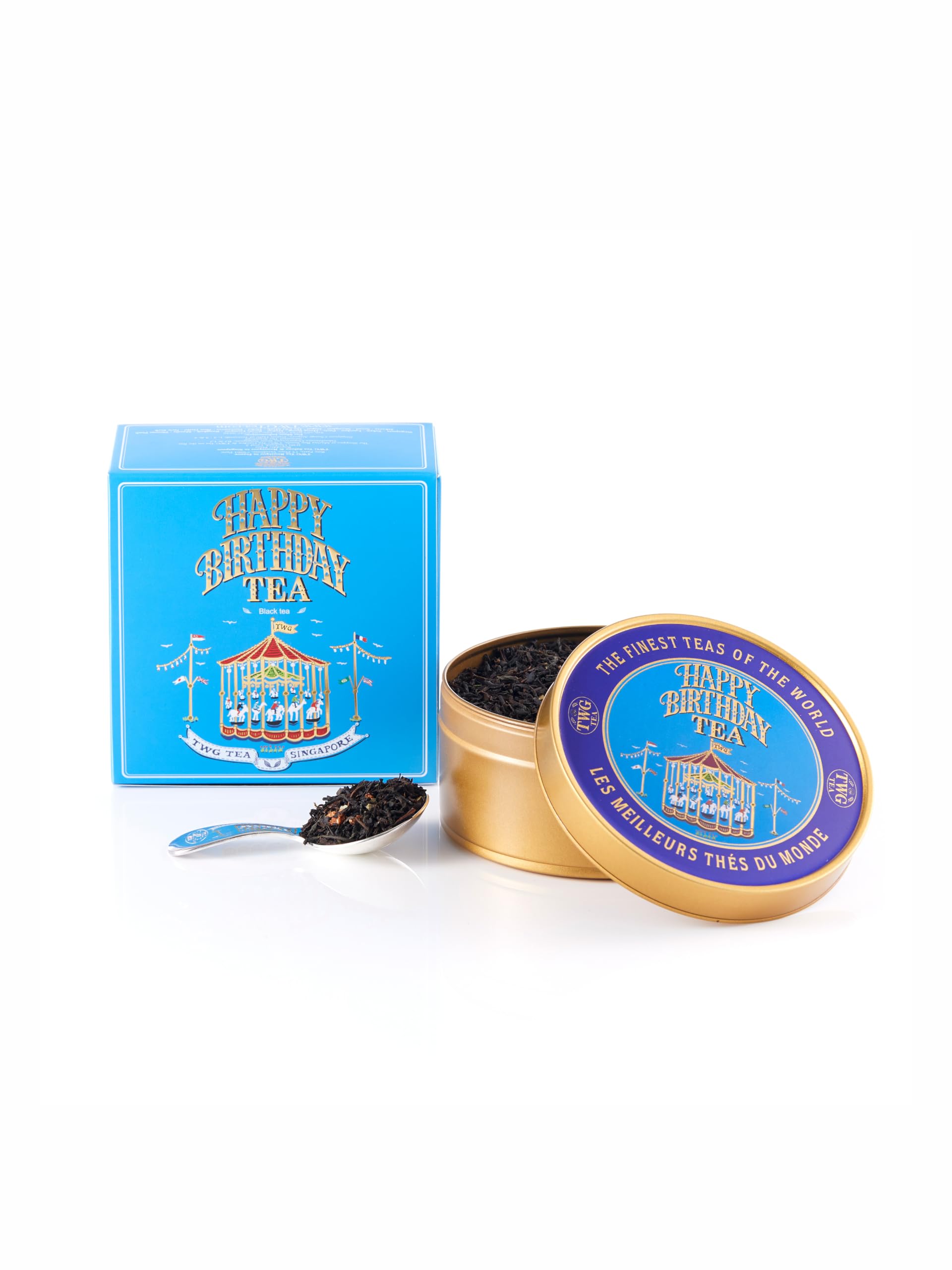 【TWG Tea】Happy Birthday Tea｜缶入り茶葉100g｜お祝いにぴったりの紅茶ブレンド｜ギフトに最適