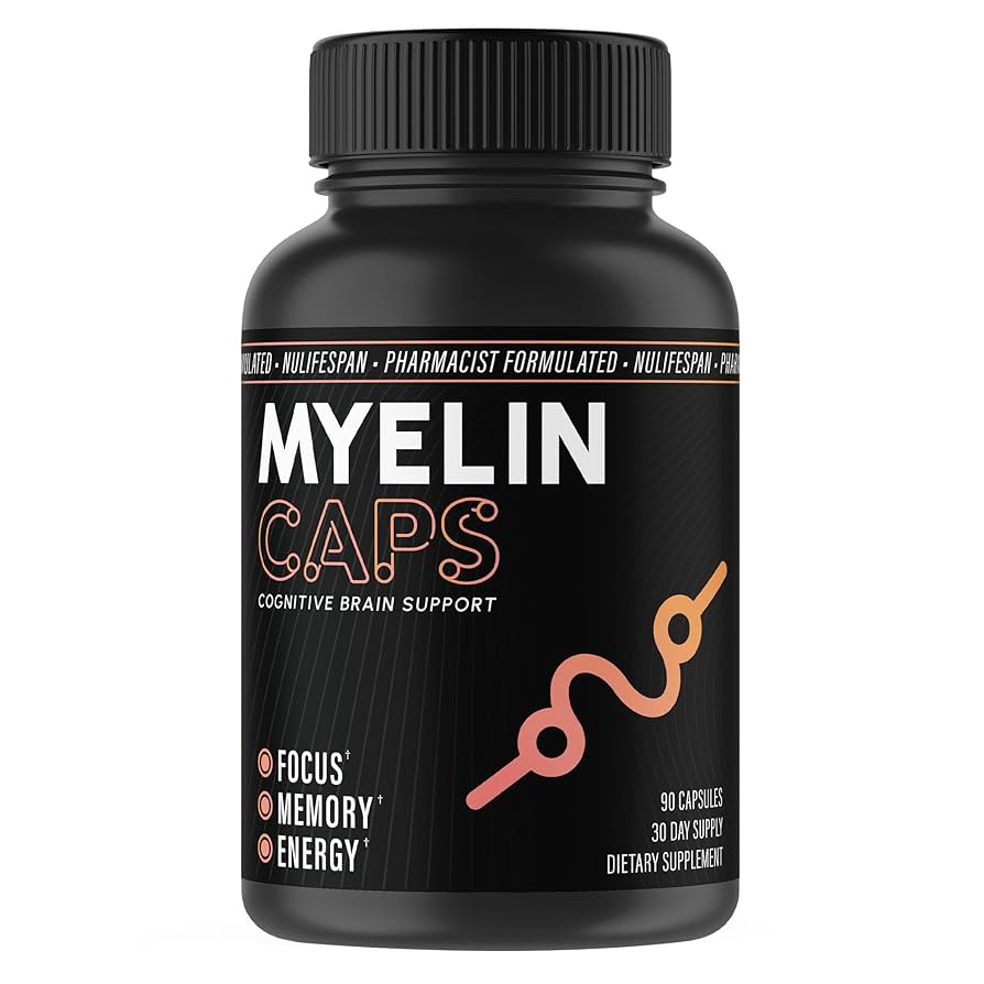 Amazon.com: Nulifespan Myelin Caps, Brain Health Supplement