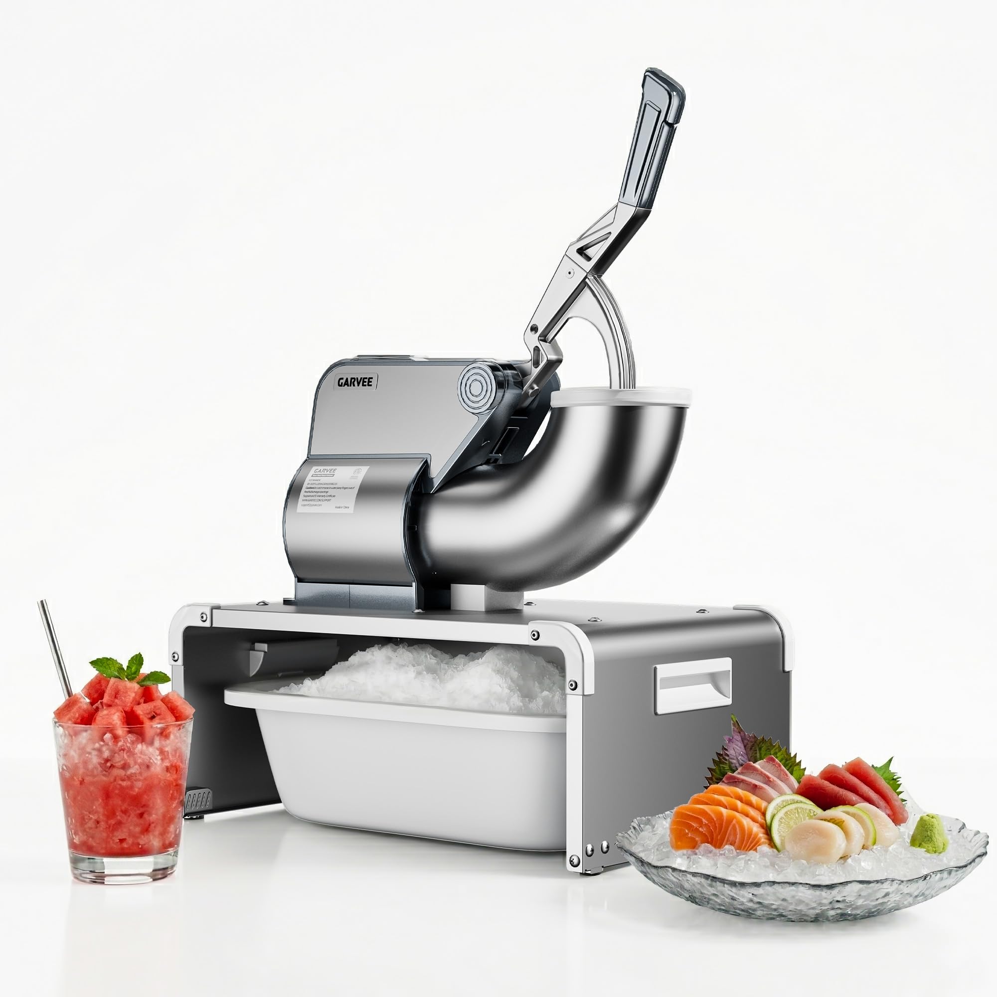 Garvee Commercial Ice Shaver 750LBS/H
