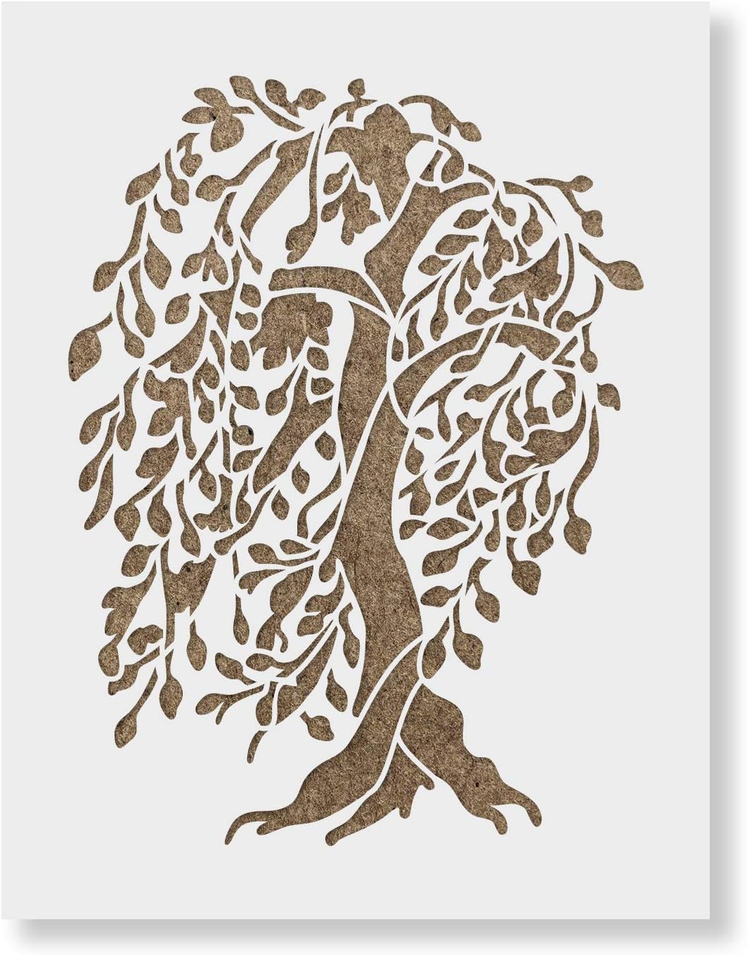 Willow Tree Stencil - Add A Touch of Wilderness to Your Stencil Creations, Willow Tree Stencil Art