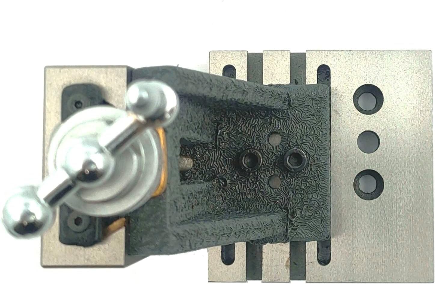MachEL Mini pionowa prowadnica frezująca ze stalowym imadłem 2"/50 mm i płytą podstawową – bezpośredni montaż do mini tokarki 7x14