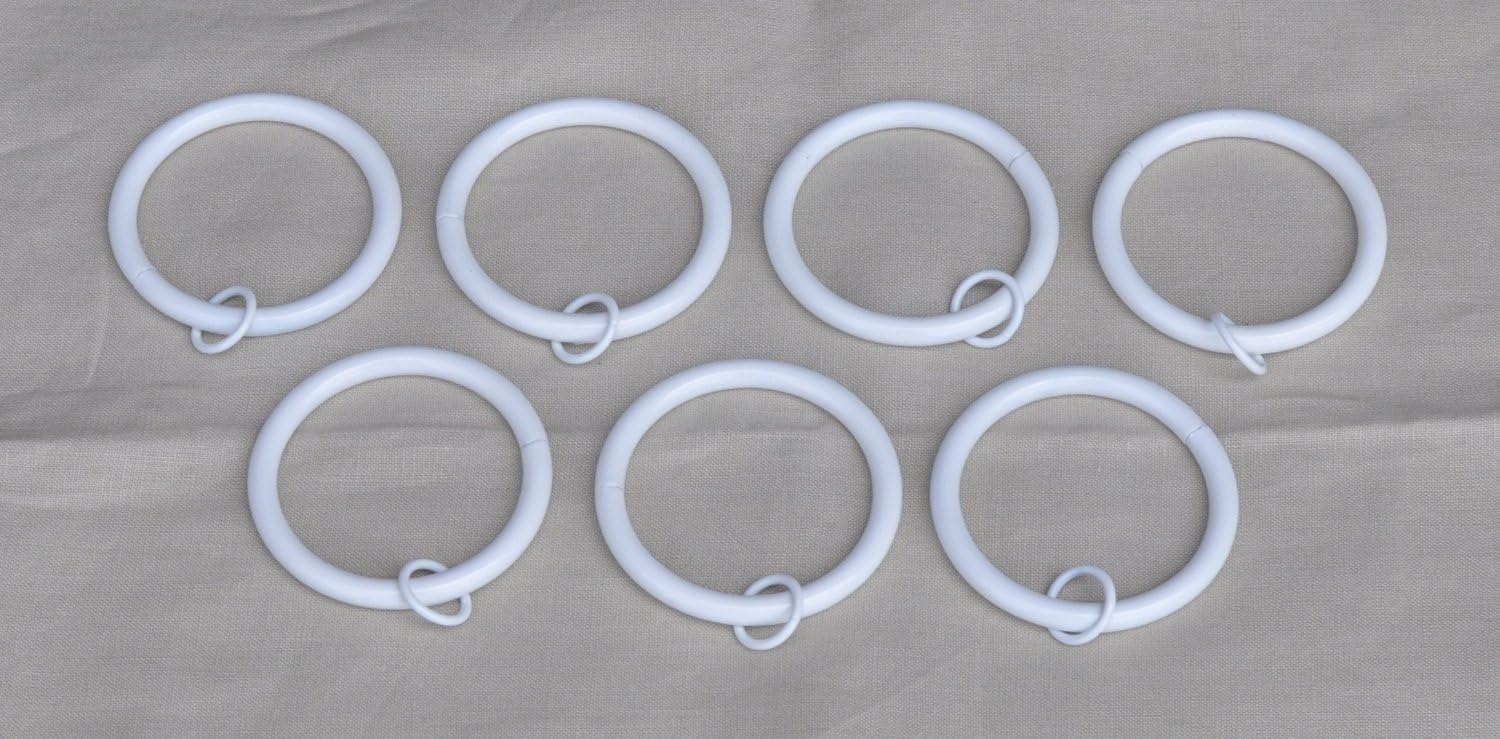 Urbanest Set of 16 Metal Curtain Eyelet Rings 3 Inch Inner Diameter (Bronze)