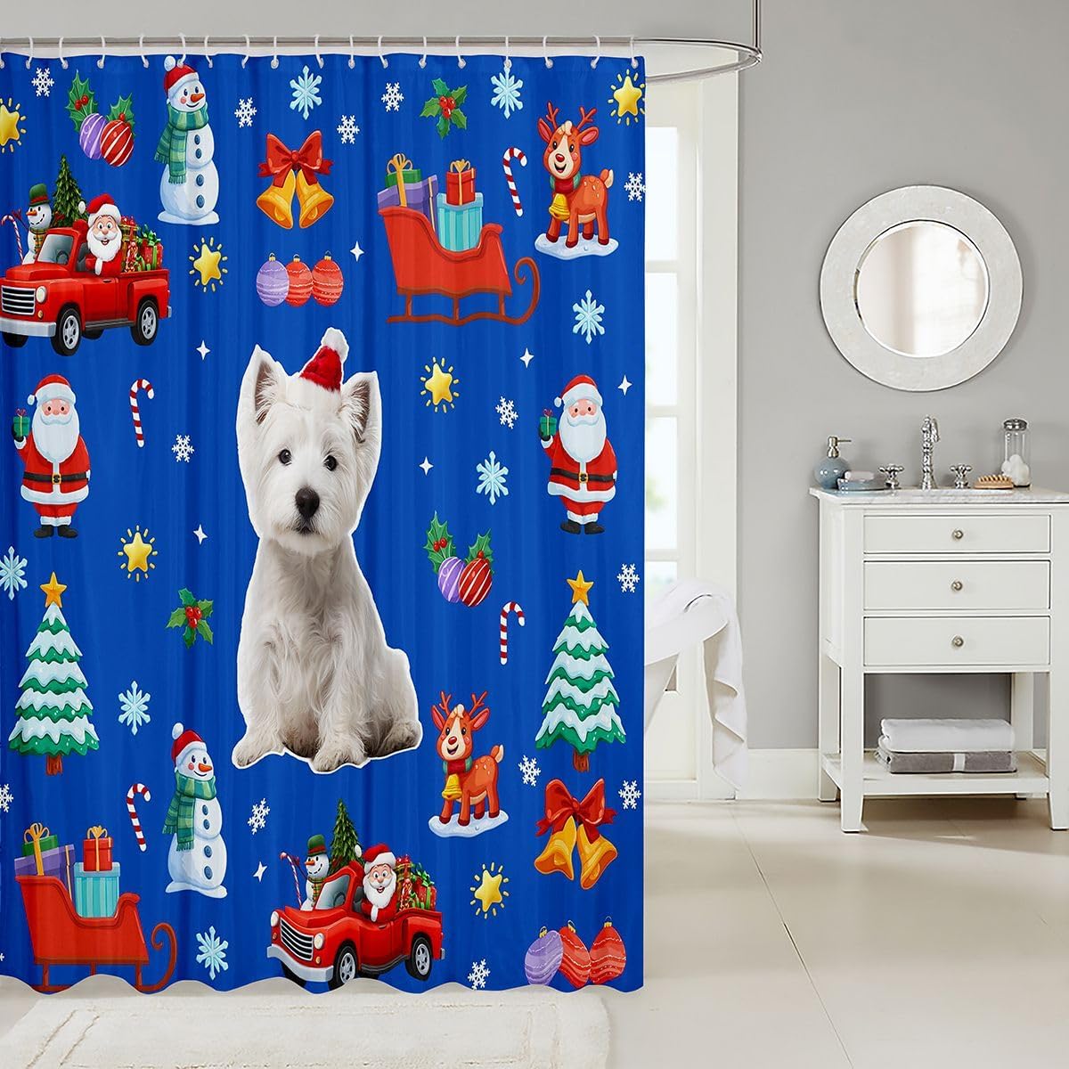 Erosebridal Cute Christmas Pet Bathroom Accessories for Kids Girls