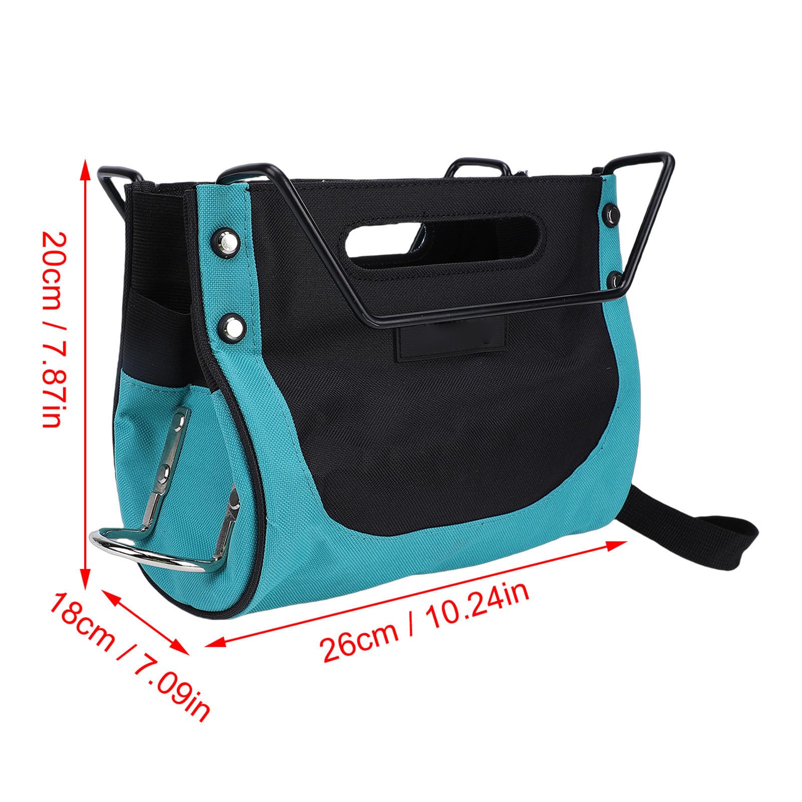 Bolsa Plegable para Bandeja de Herramientas de Escalera, Bolsa Colgante Portátil para Herramientas de Escalera, sin Necesidad de Subidas Repetidas hacia Arriba y hacia Abajo