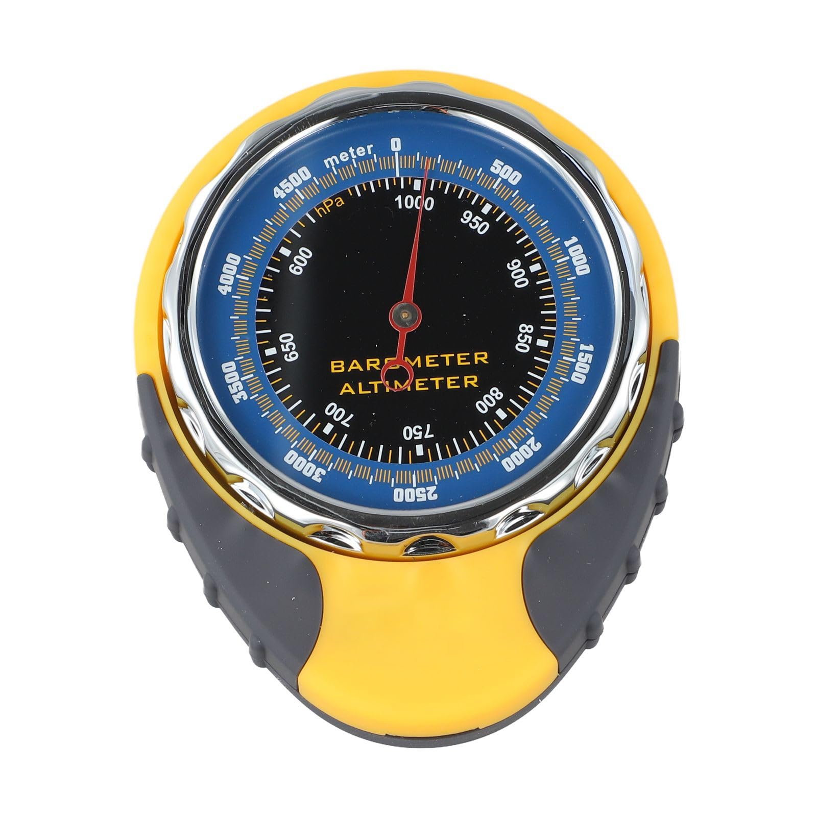 Whychstore Altimetro, barometro e termometro, per esterni, 4 in 1, durevole, strumento di navigazione per escursioni in ABS per meteo e terreno