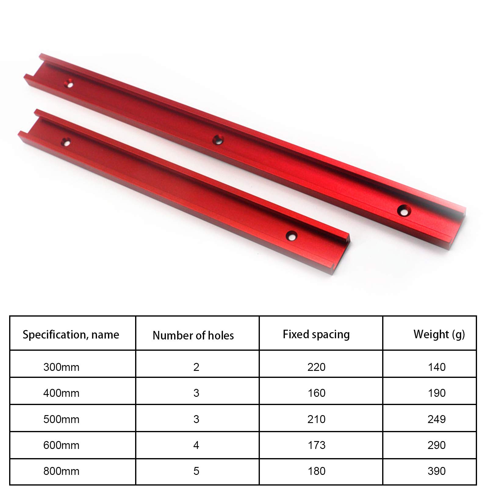 Guida A T In Lega Di Alluminio 600mm - 30x12.8mm, Per Lavorazione Legno, Pista Per Attrezzi - Foto 11