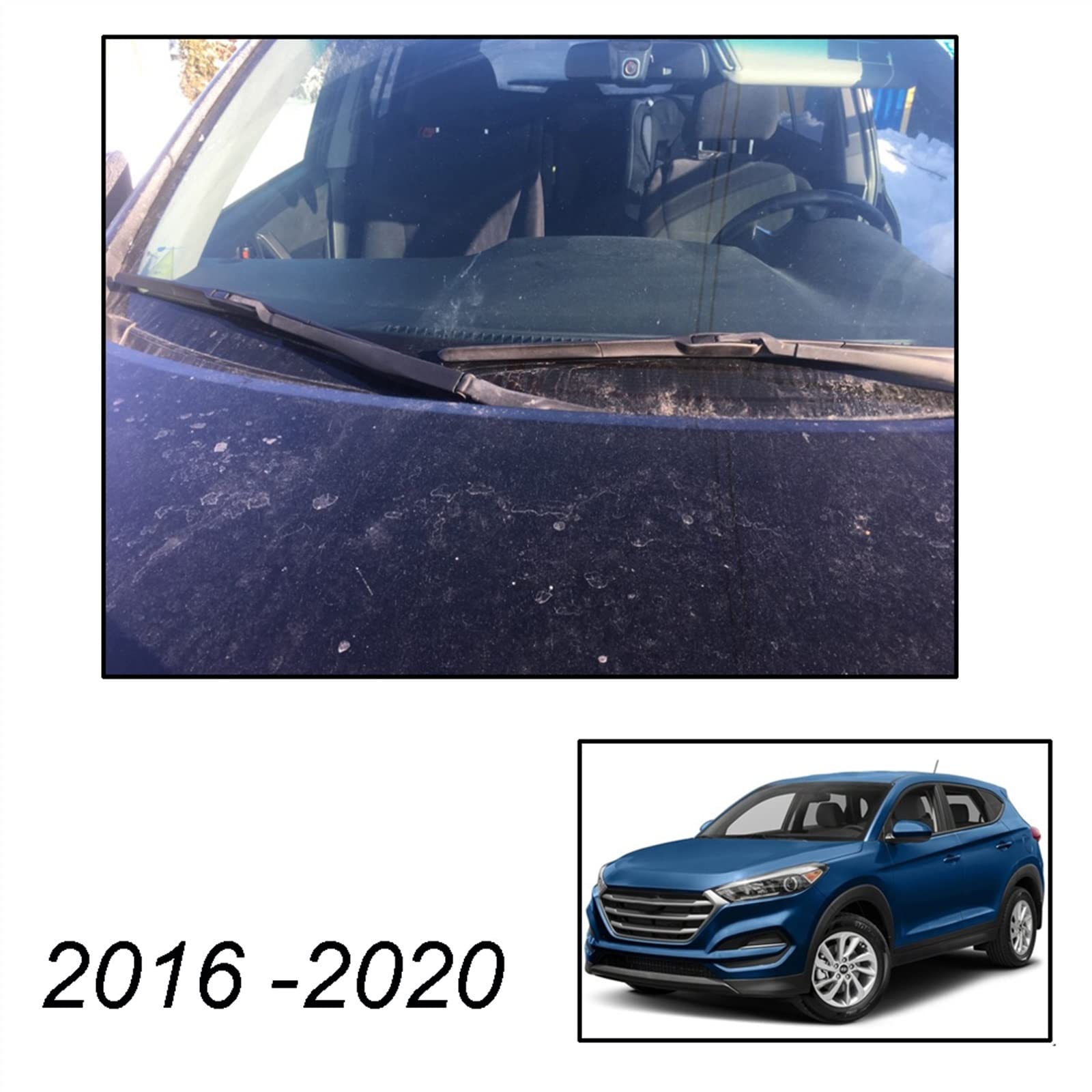 Juego De Escobillas Limpiaparabrisas Delanteras Y Traseras De 26 "16" 14 ", Cepillos Para Ventana De Parabrisas Para Hyundai Para Tucson TL 2016-2020 Parabrisas