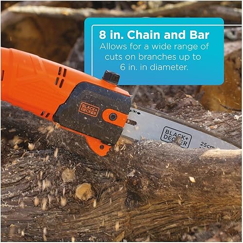 Miniatura 4 de Black and Decker - Podadora de vara de extensión de iones de litio 20 V