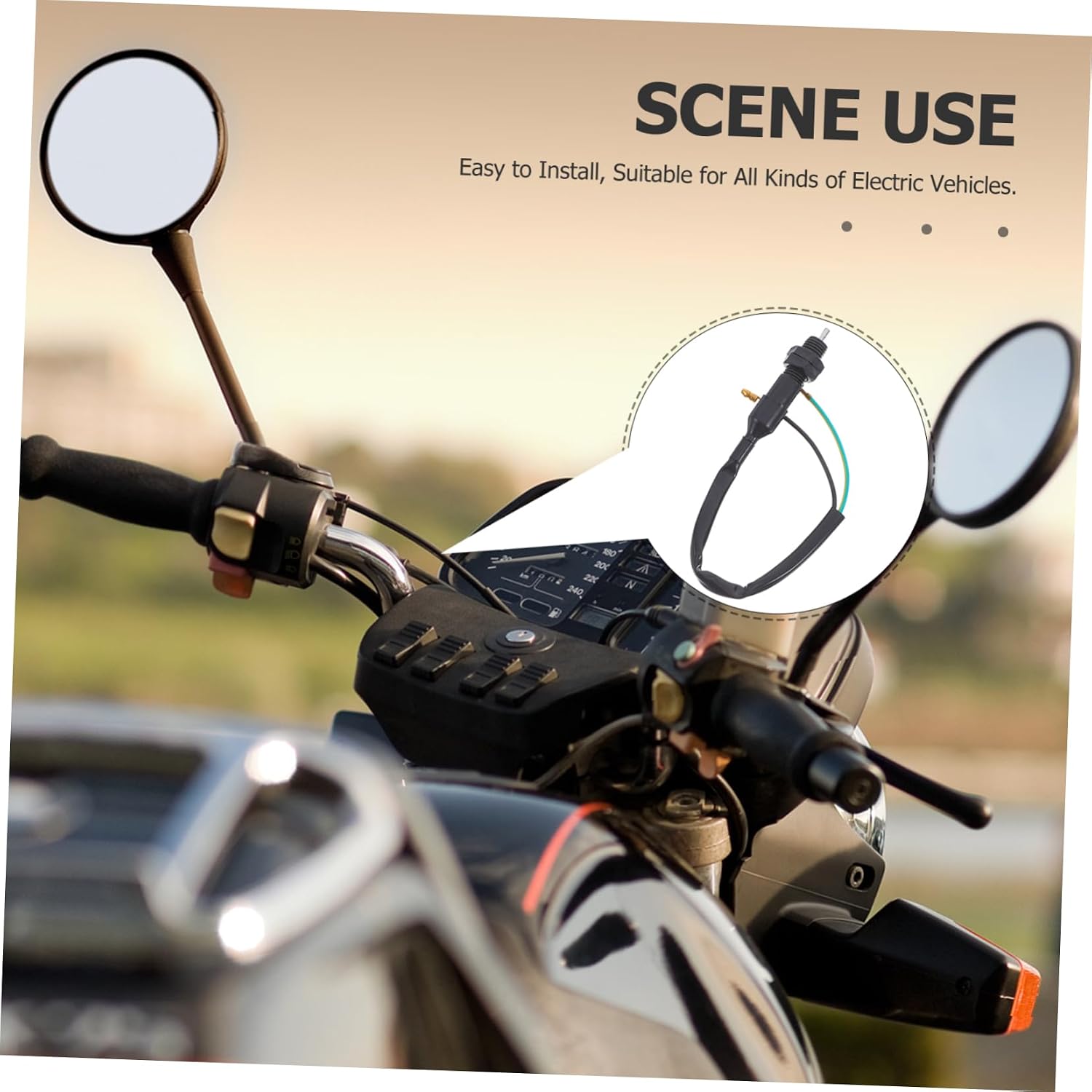 Motorcycle Brake Cable Replacement Bikes Durable Material High Efficiency Rear Drum Brake Line Precision Engineering for Optimal Performance