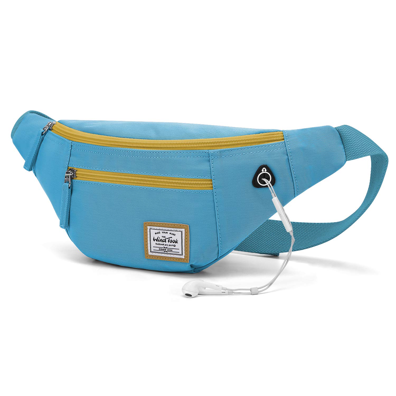Wind Took Bauchtasche Wasserabweisend - Multifunktionale Gürteltasche Mit Kopfhörer-Port