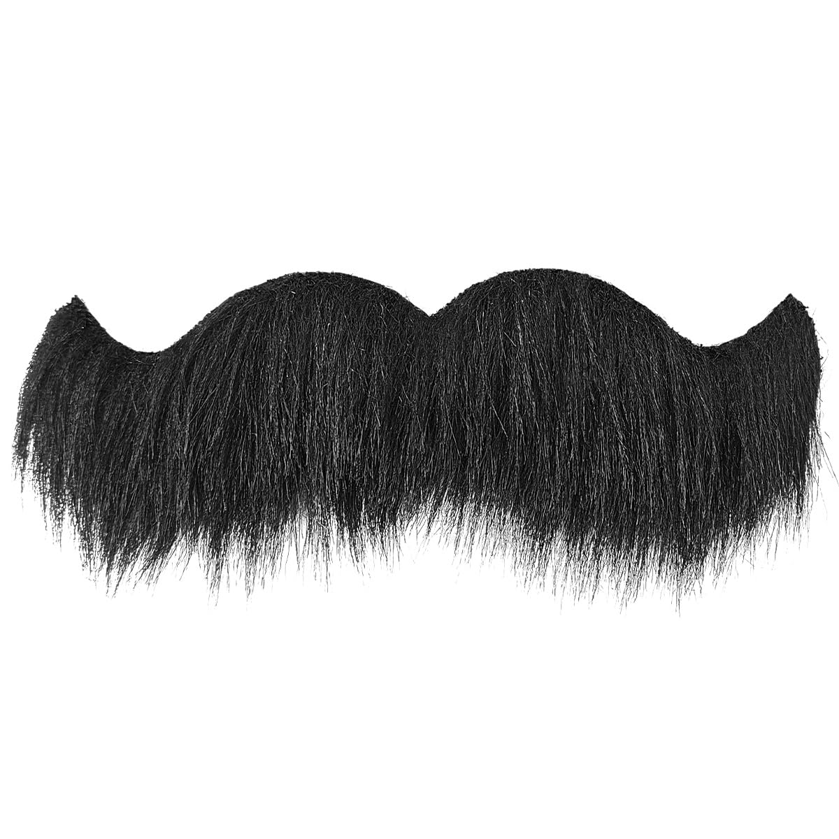 WILDREEDS Self Adhesive Fake Mustaches, Novelty Fake Beard, False Facial Hair for Cosplay Costume and Festival Party-Suitable for children over 3 years old （Style 6）
