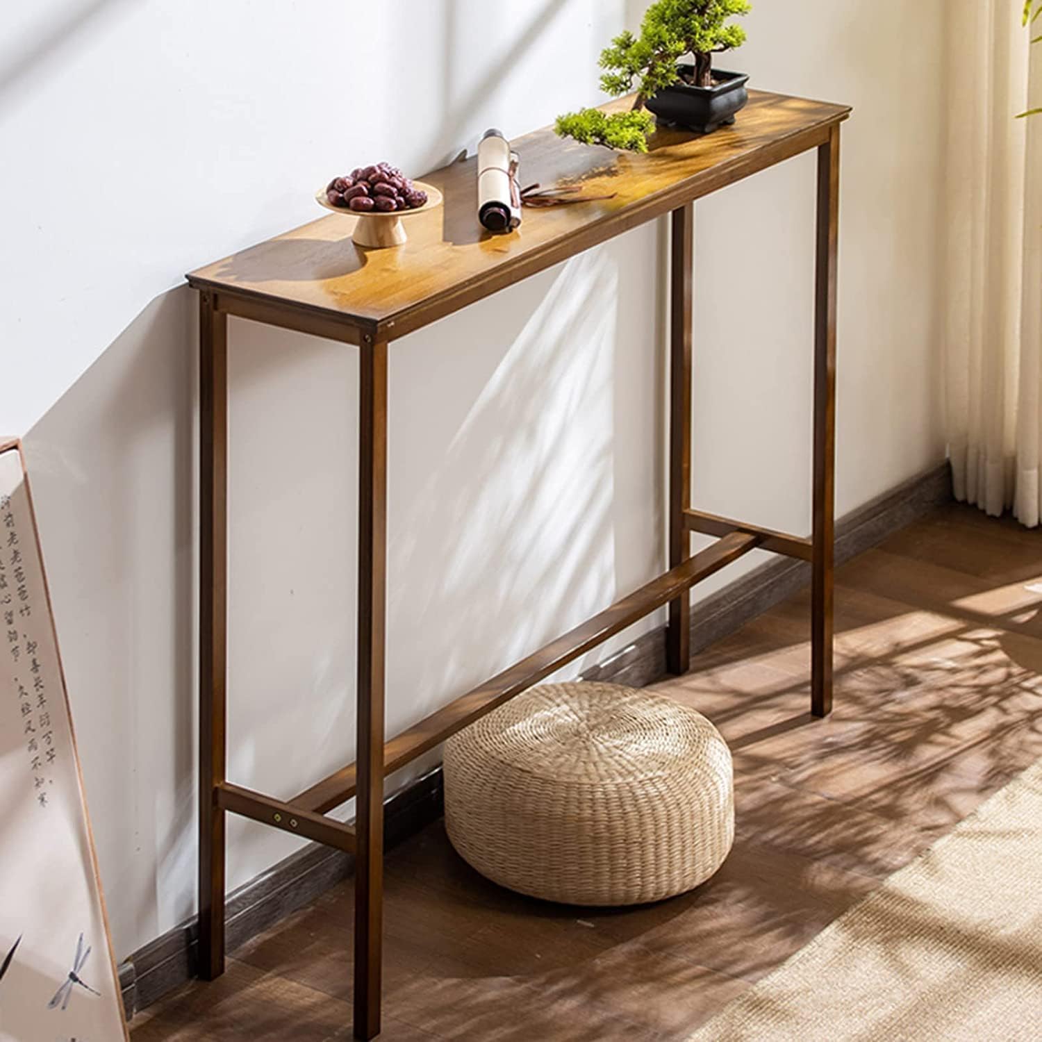 カウンターテーブル 木製天板 ブラウン カウンターテーブル ブラウン