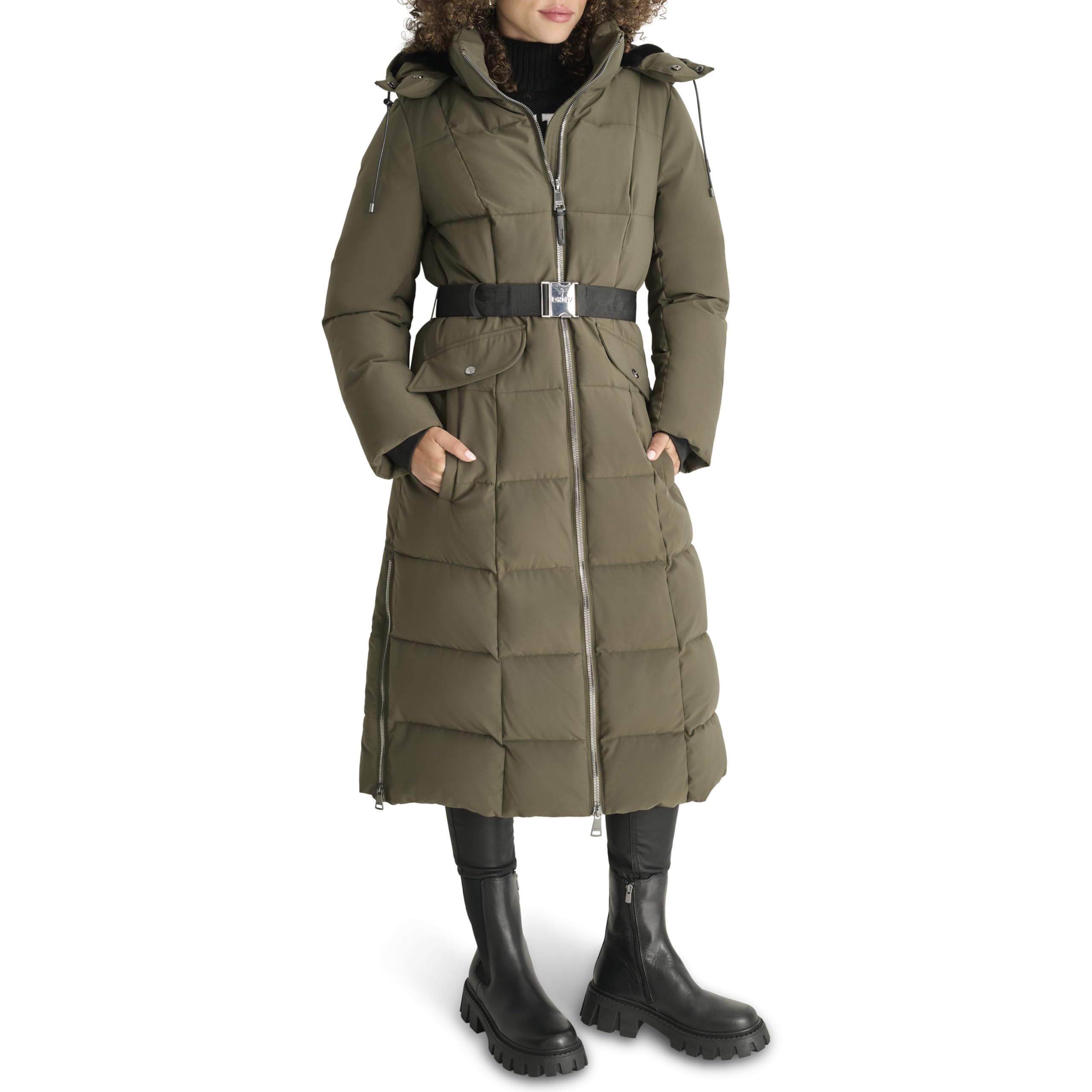 

                                                    DKNY Women's Outerwear,Loden,SMALL