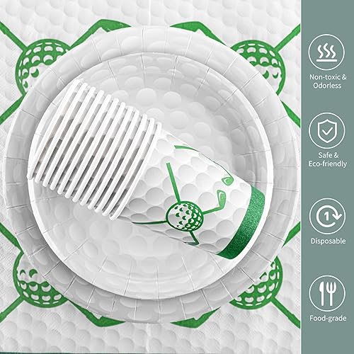 Vista 11 de durony 96 piezas de suministros de fiesta de baloncesto para fiesta de cumpleaños, incluyendo platos de papel, vasos, servilletas para fiesta