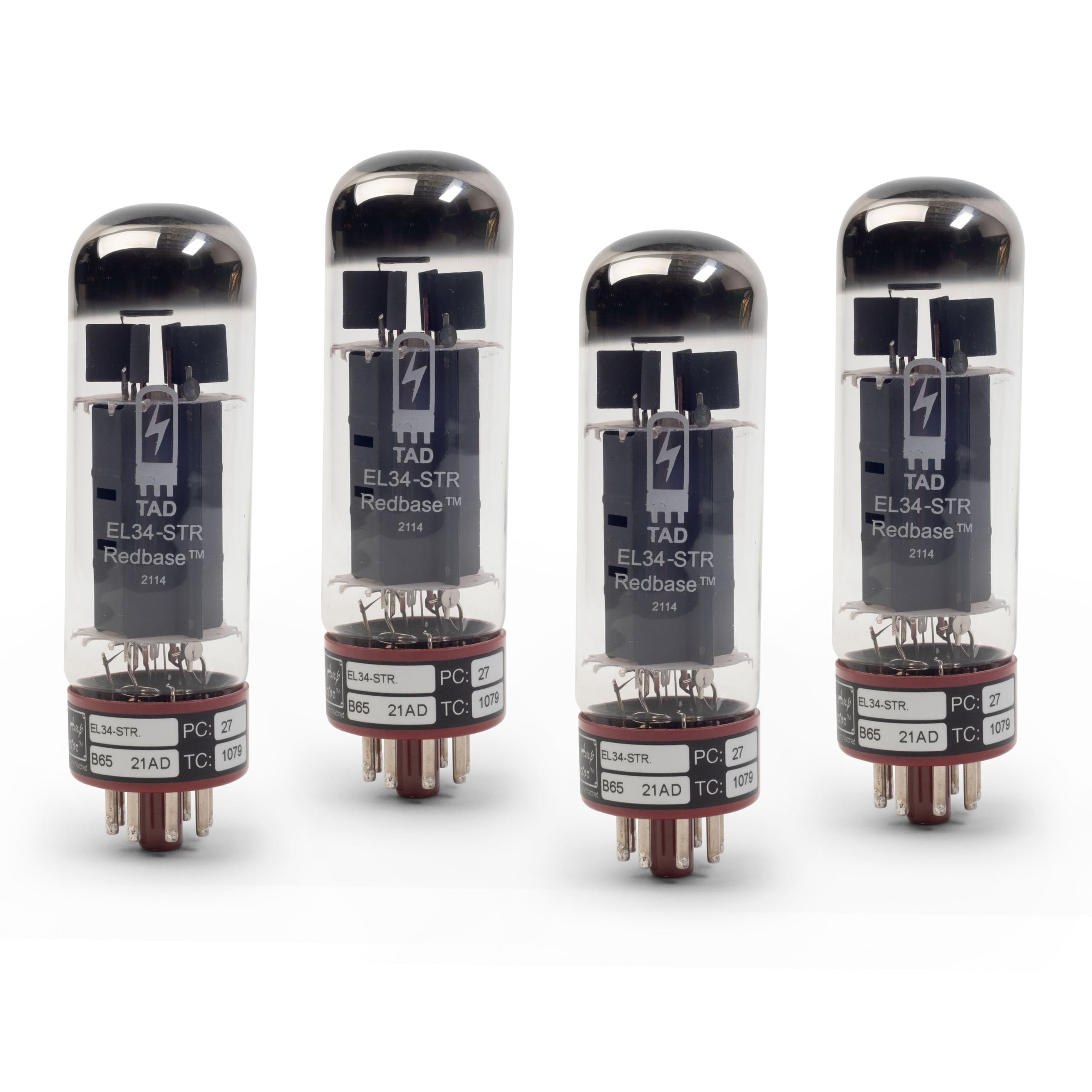 Tube Amp Doctor EL34-STR Redbase Quartett - Röhre für Gitarrenverstärker