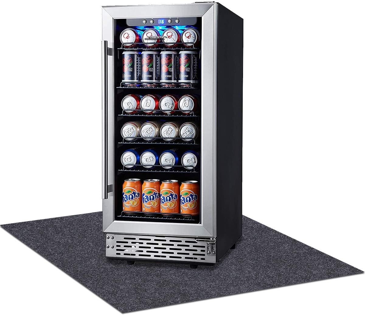 Refrigerators Mat๏ผMultifunctional home appliance matโAbsorbent/Waterproof๏ผProtect refrigerators and floors, Under Refrigerators Mat๏ผNon-slip Backing๏ผWashable (24" x 36")