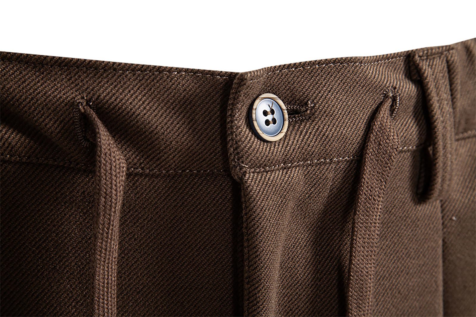 Pantalon de Travail Automne-Hiver pour Homme Pantalon de Golf Chaud et épais Pantalon de Costume Chic et décontracté avec Taille élastique