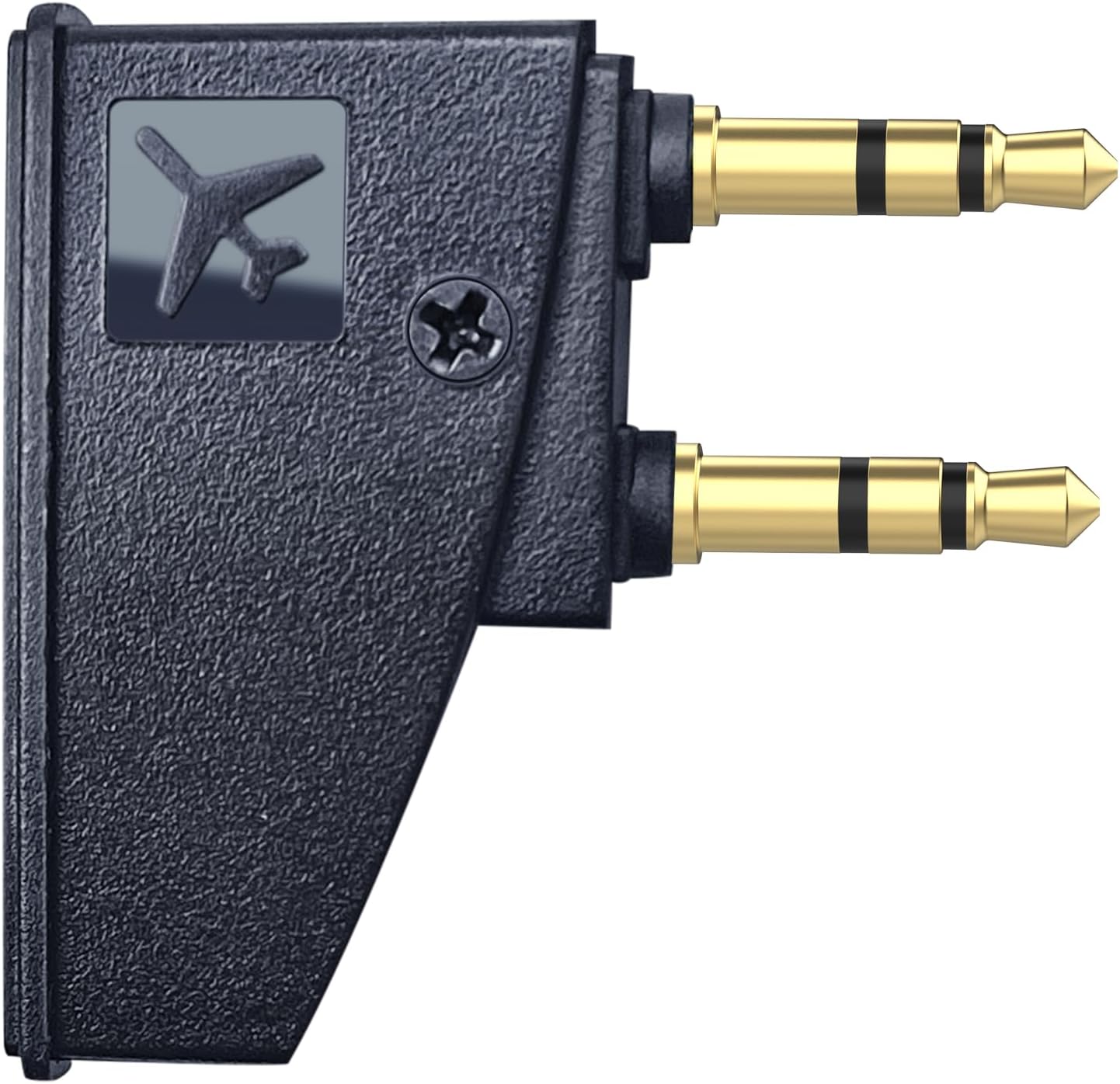 Gold Plated Airplane Flight Headphone Adapters (Pack of 2