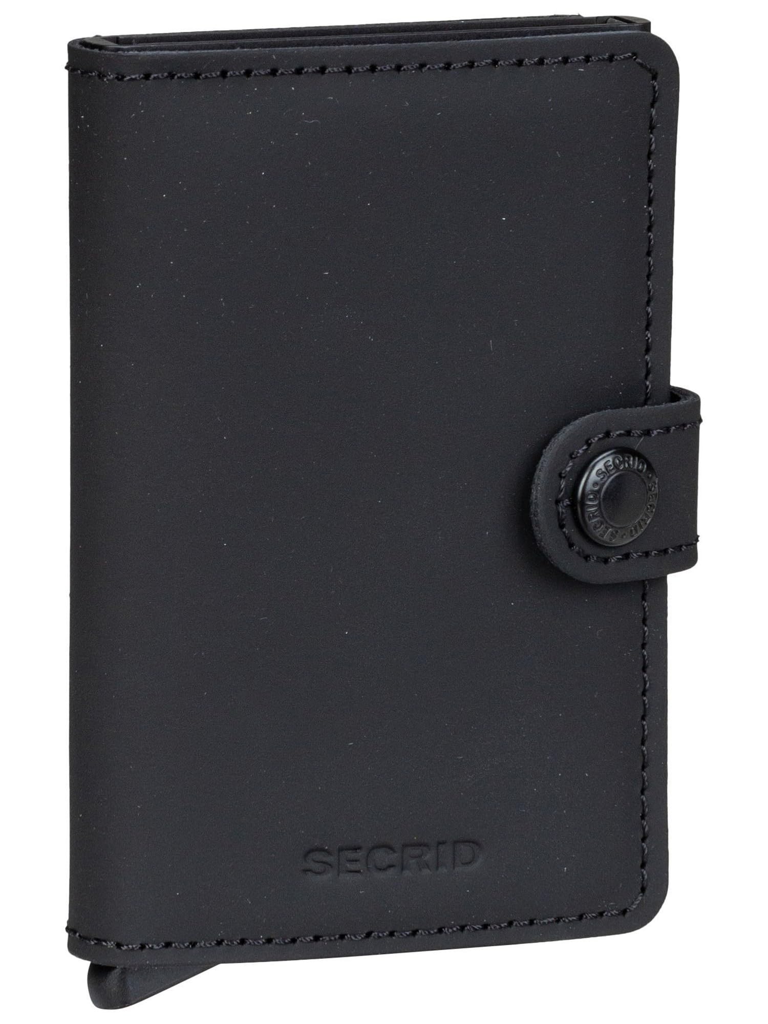 Secrid Miniwallet Matte Black. Cartera Tarjetero para Hombre