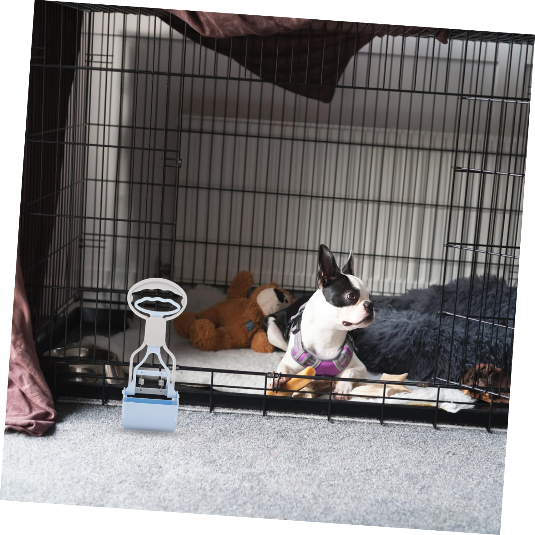 Sosoport 5pezzi Scooper Riutilizzabile per Feci di Animali Domestici Strumento Pratico e Resistente Manico per Pulizia Facile Giardino e Passeggiate Accessorio per Cani e Gatti