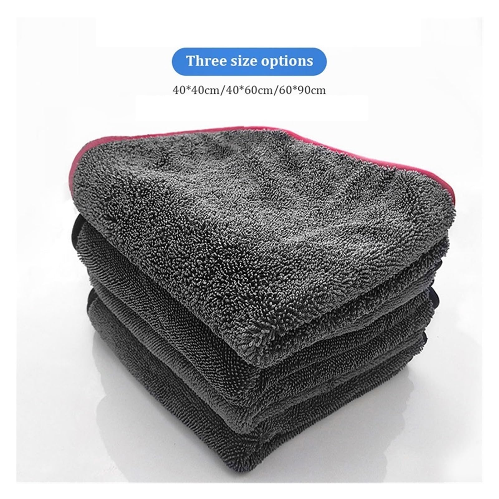 TRUSTTWO Toallas de microfibra Toalla de lavado de automóviles Microfibra 60 0gsm AUTOMÁTICO AUTOMÁTICO SOFT SOFT CARE CUIDADO DE CUIDADO DE LA LIMPIEZA DE SECUDIZACIÓN DE SECUDADO GRADO PROFESIONAL T
