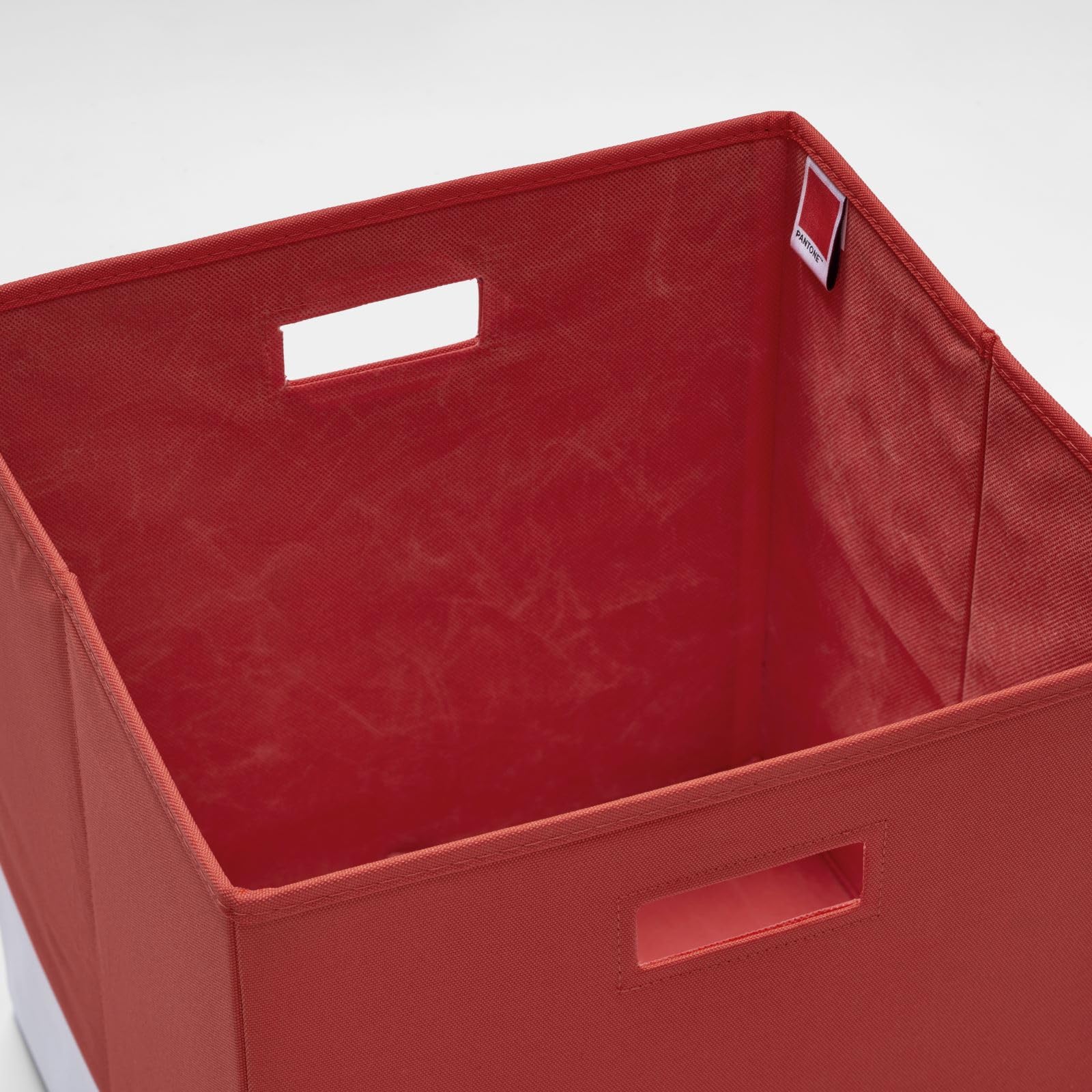 SWEET HOME PANTONE™ Boîte de rangement multifonction pour cube de rangement de jeux enfants et organisateur de rangement pliable pour bibliothèques, panier de jeux enfants 32,5 x 32,5 x 32,5 cm