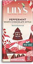 LILY'S White Chocolate Style Peppermint, 2.8 oz Bars, 4-Pack