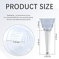 Vista 2 de Herramienta de extracción de filtro de aceite, [versión mejorada] Embudos de aceite sin tocar las manos para uso automotriz, herramienta de filtro