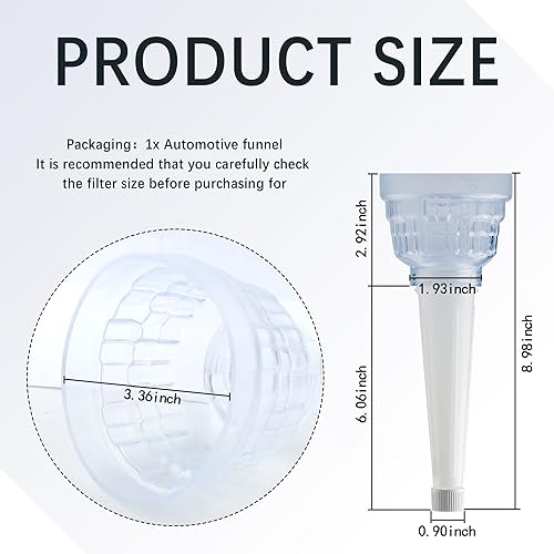 Miniatura 2 de Herramienta de extracción de filtro de aceite, versión mejorada Embudos de aceite sin tocar las manos para uso automotriz, herramienta de filtro de