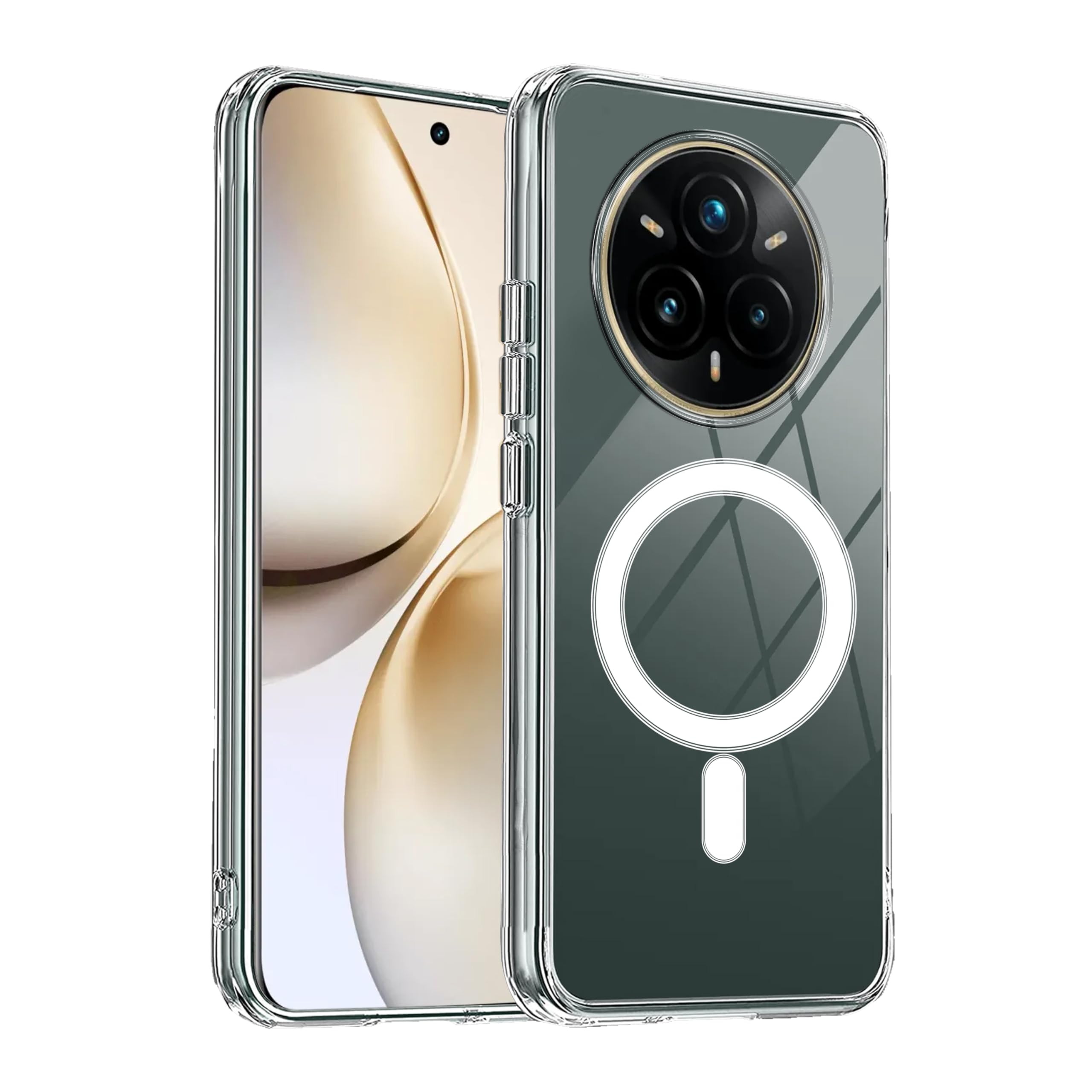 Amazon Basics TPU Back Case Cover for Realme 14 Pro Plus 5G | Scratch-Resistant Back Case Cover | Clear - Image 1