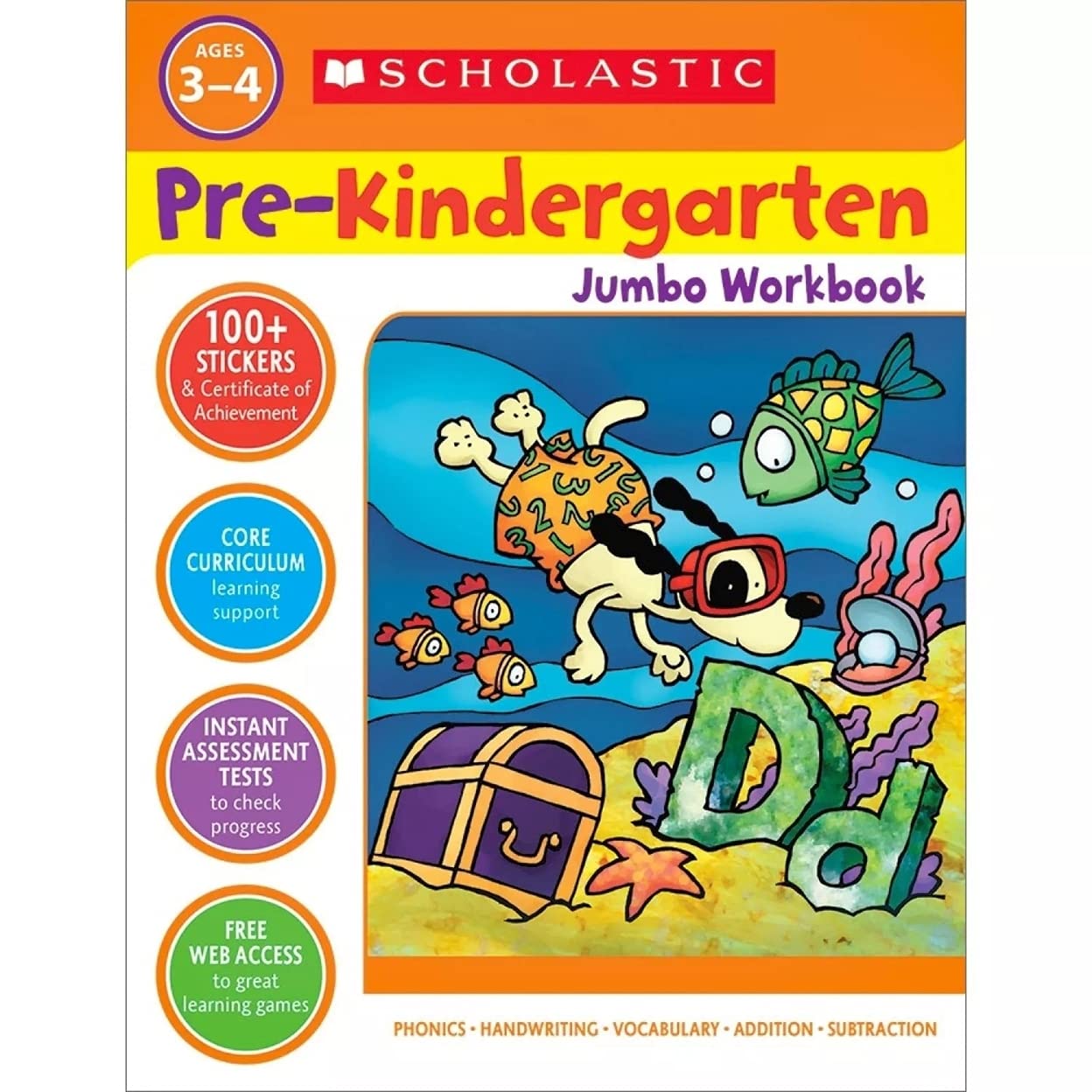Scholastic Pre-Kindergarten Jumbo Workbook: Scholastic Inc ...