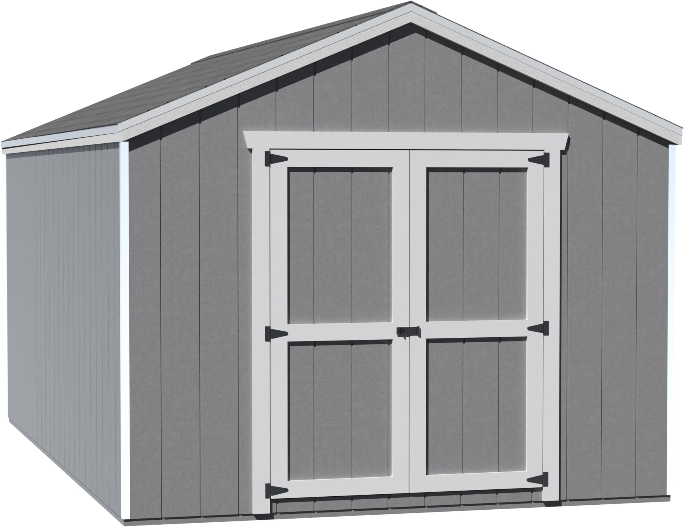 Little Cottage Company Gable Value Shed 10' x 18' Primed Tan