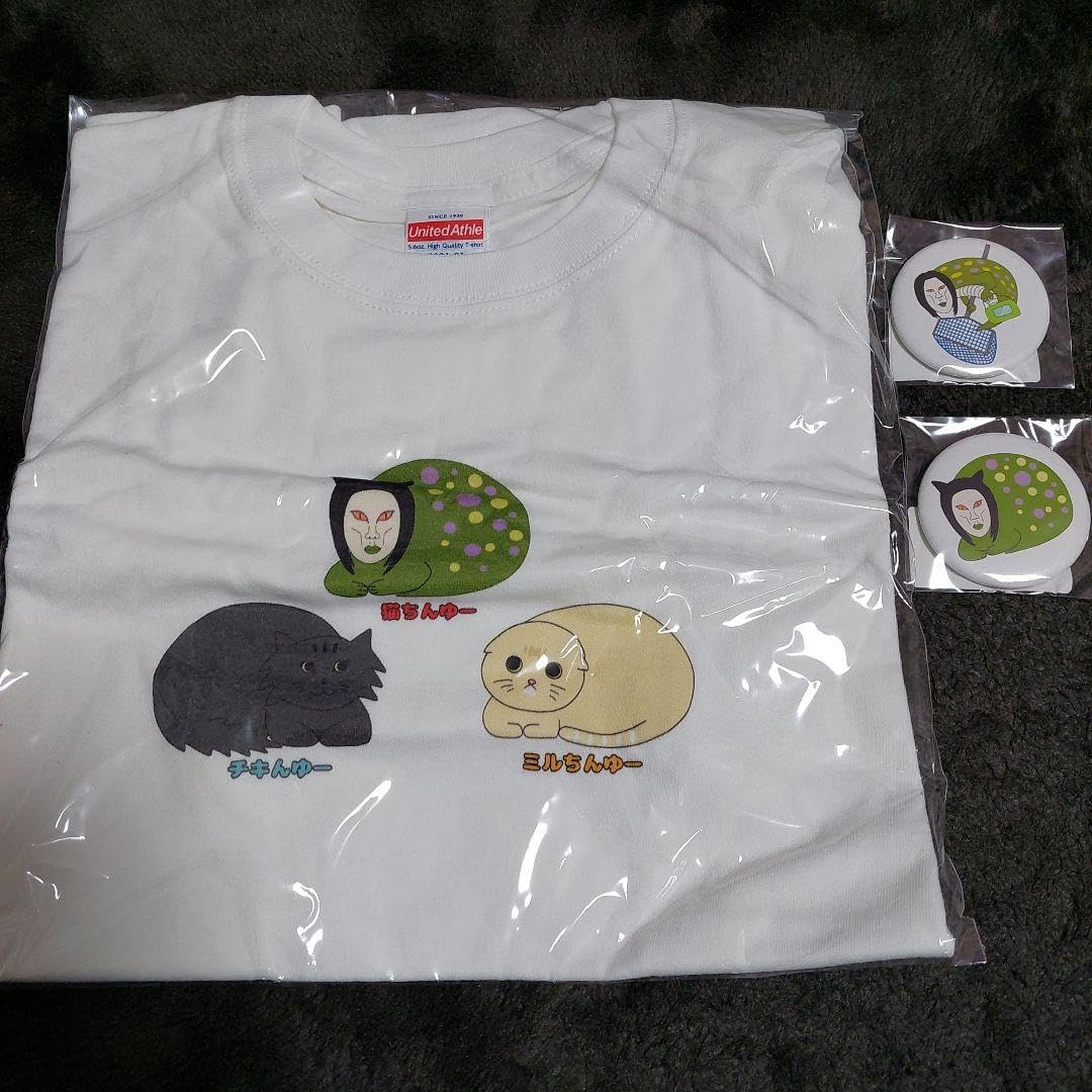 Amazon.co.jp: おろちんゆー Tシャツ 缶バッジ ねこちんゆー : おもちゃ