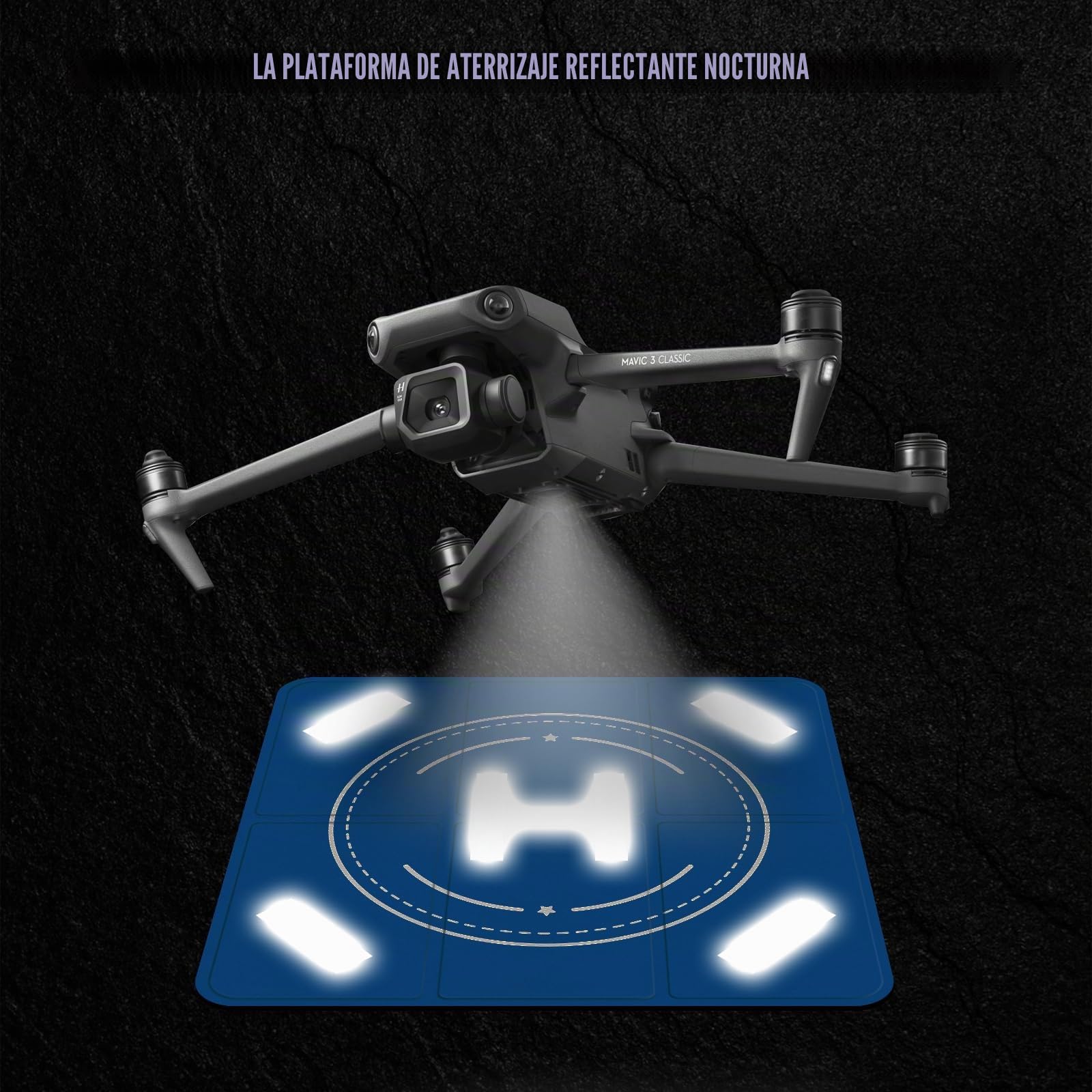 FPVtosky Drone de aterrizaje universal plegable, doble cara, impermeable, almohadilla de aterrizaje para DJI Mini 4k/Neo/Lito X1/Mini 3/4/5 Pro/Mavic/Air/Avata/FPV/Phantom/Inspire