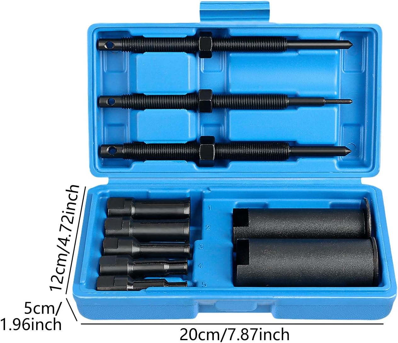 Efficient 12pcs Motorcycle Inner Bearing Puller Extractor Set for Quick and Easy Wheel and Generator Extraction Motorcycle Puller