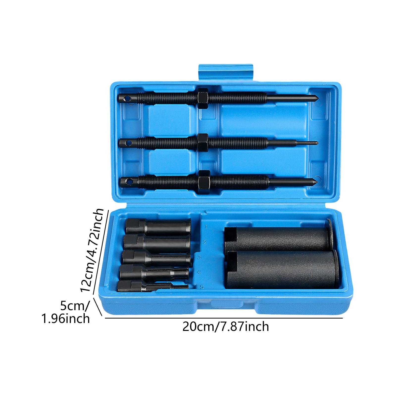 Juego completo de 12 extractores de rodamientos de motocicleta para una extracción eficiente del interior de 9 mm a 23 mm