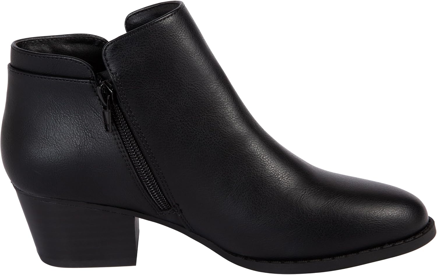 Comfort Plus Womens Ashlee Ankle Chunky Stacked Heel Boot by Payless