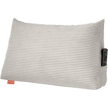 Sleepling Back Cushion for Bed and Sofa 70 x 40 x 20 cm Cord Beige
