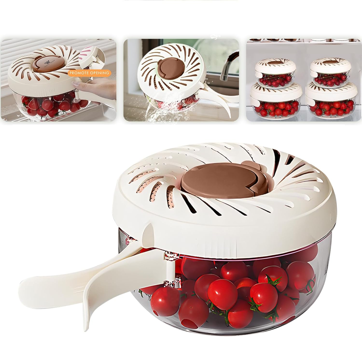 Upgrade Fruit Washing Bowl with Strainer just $8.99 at Amazon