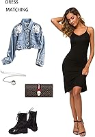 Vista 6 de Vestido largo con tirantes delgados para mujer