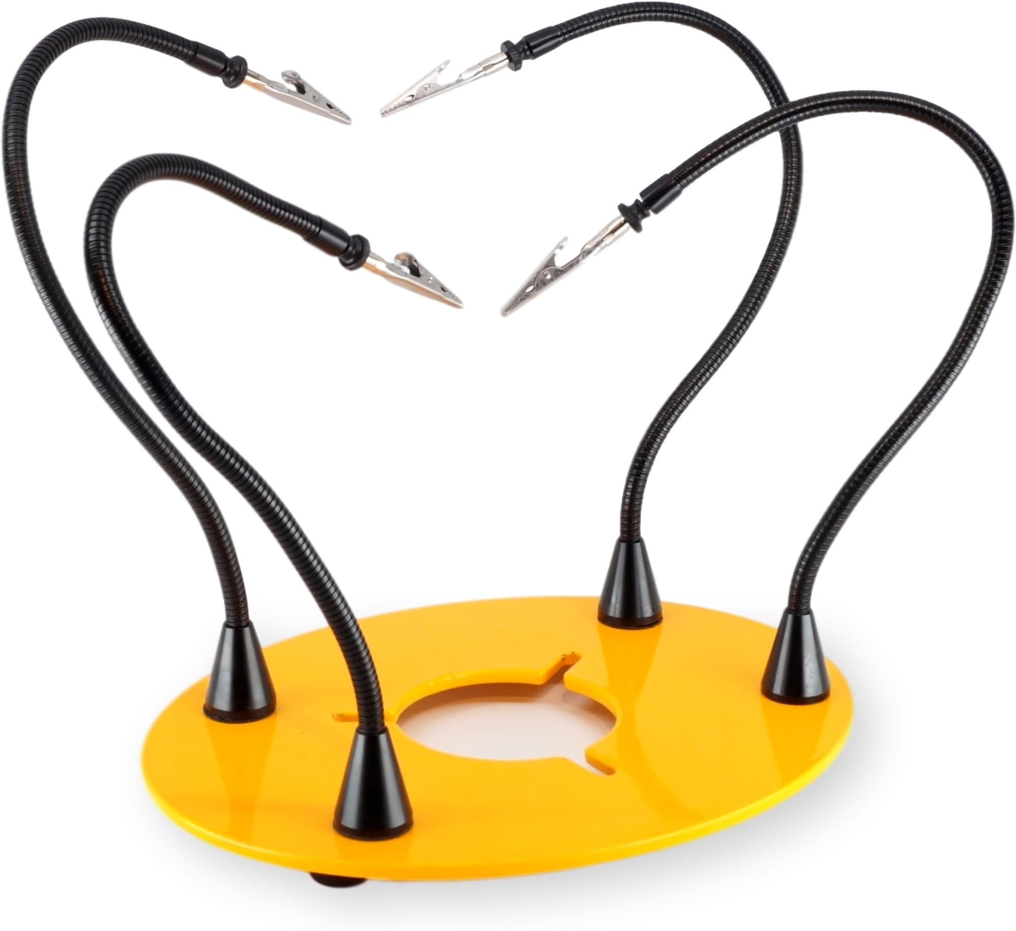 QuadHands Mount Workbench | Soldering Stations | Soldering Iron Tool | Designed for PanaVise and Soldering Tools | Sturdy Steel Base for Welding Table Top