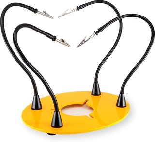 QuadHands WorkBench Mount - Helping Hands Third Hand Tool with Magnetic Arms and Panavise Mounting System