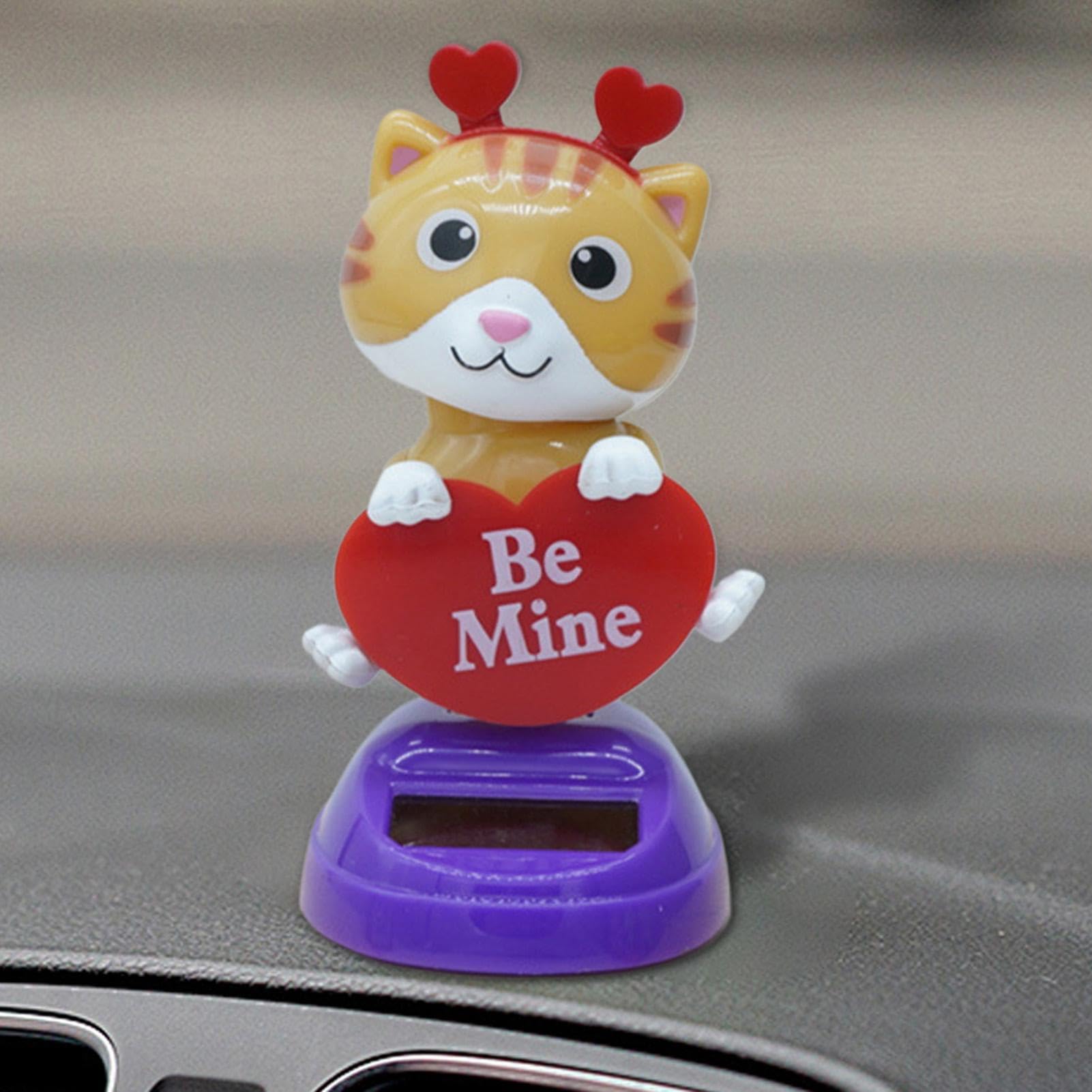 Animal Dancing Solar | Figura Dibujos Animados Energía Solar | Tablero Lindo | Decoración Mesa Oficina Coche | Regalo San Valentín Casa Dormitorio Salón