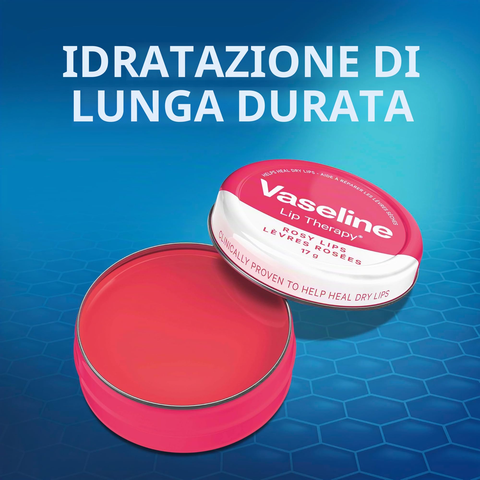 Vaseline vaselina terapia labbro labbra rosee, 20 g