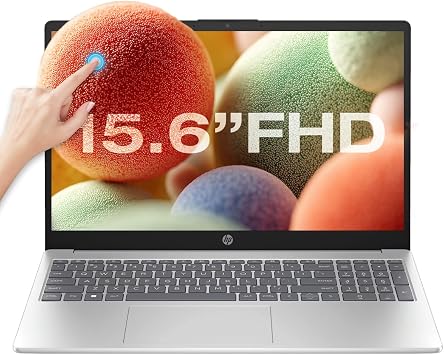 cefesfy Customized Laptop, HP 2025 15.6 FHD inch Laptop PC,Intel Core i7-1355U, 8/16/32/64GB RAM, 128GB-2TB SSD,Backlit Keyboard, Wi-Fi6,Bluetooth 5.3,Windows 11 Home,Silver