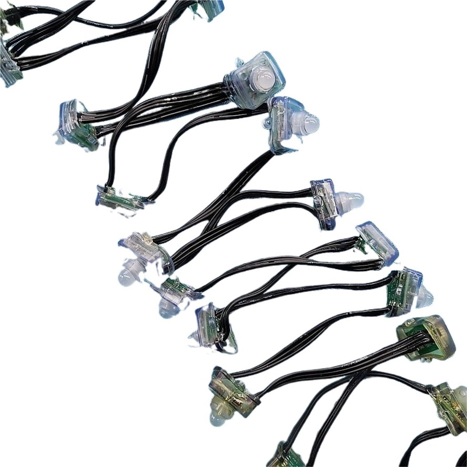 WS 2811 LED pixel light module exposed light string 0.75W DC12V 25mm*20mm*22mm open hole size 12mm